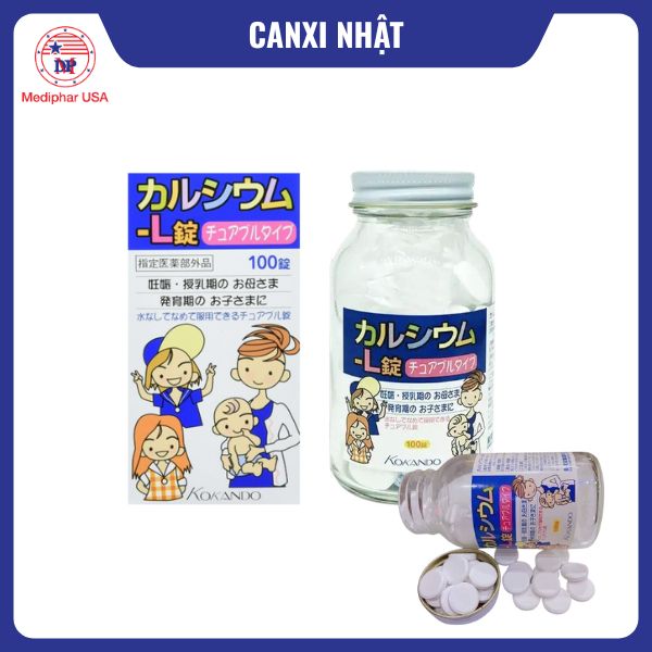 Viên nhai canxi Kokando