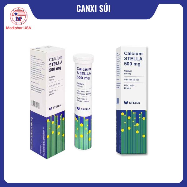 Sủi canxi Stella 500mg