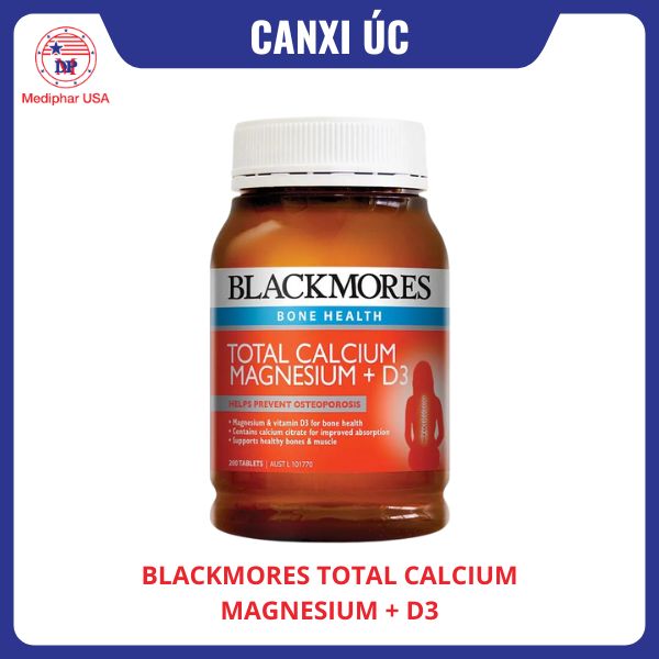 Blackmores Total Calcium Magnesium + D3