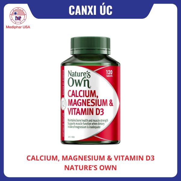 Calcium, Magnesium & Vitamin D3 Nature’s Own