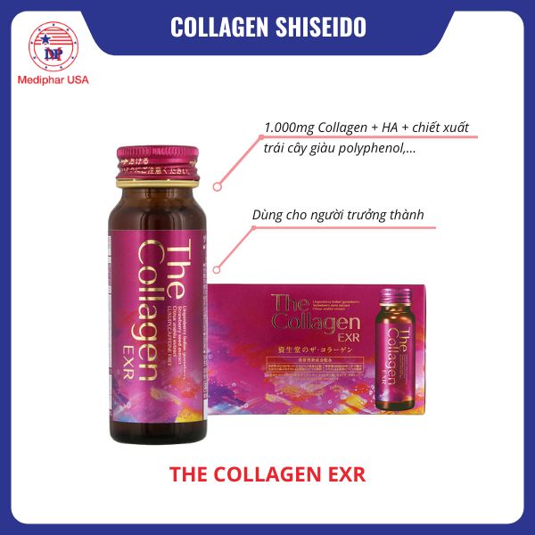 Collagen Shiseido có tốt không? Công dụng, cách dùng và lưu ý The Collagen Shiseido EXR