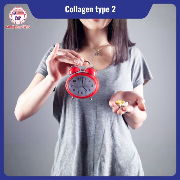 Collagen type 2 là gì? Công dụng, cách bổ sung và lưu ý cần biết Liều lượng cụ thể có thể thay đổi tùy theo tình trạng sức khỏe