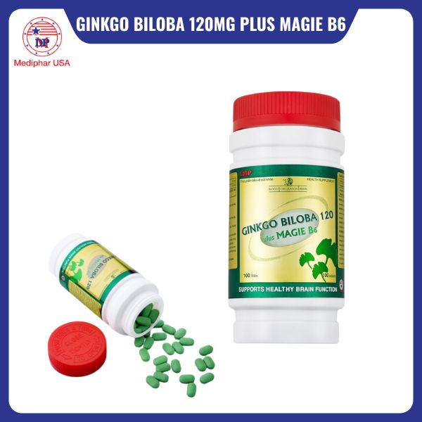 Ginkgo Biloba 120mg Plus Magie B6