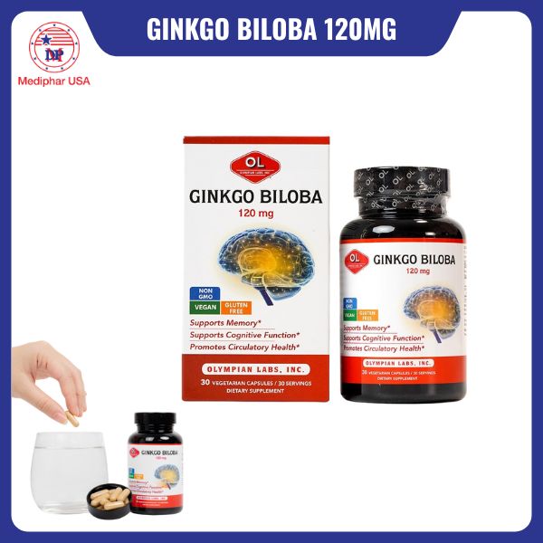 Ginkgo Biloba 120mg Olympian Labs