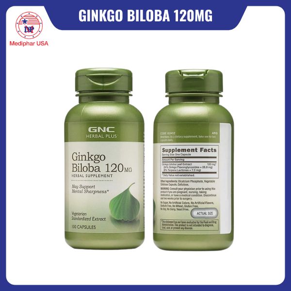 GNC Ginkgo Biloba 120mg