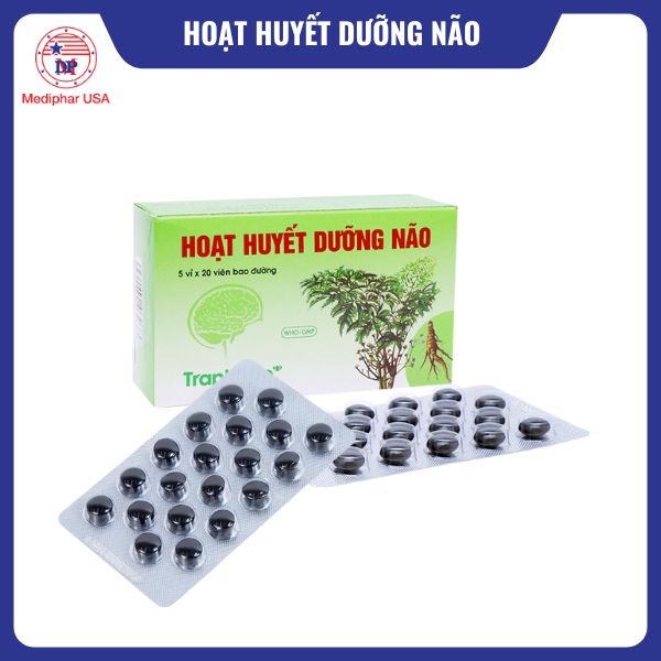 8 loại hoạt huyết dưỡng não tốt, được tin dùng hiện nay Hoạt huyết dưỡng não Traphaco