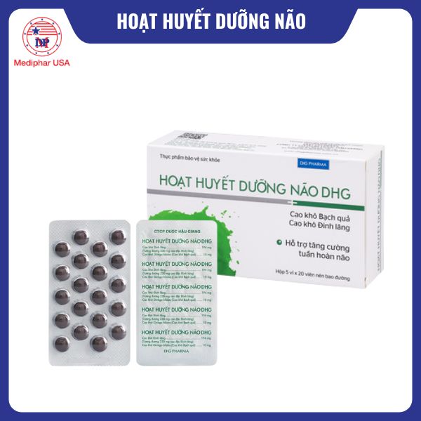 8 loại hoạt huyết dưỡng não tốt, được tin dùng hiện nay Hoạt huyết dưỡng não DHG
