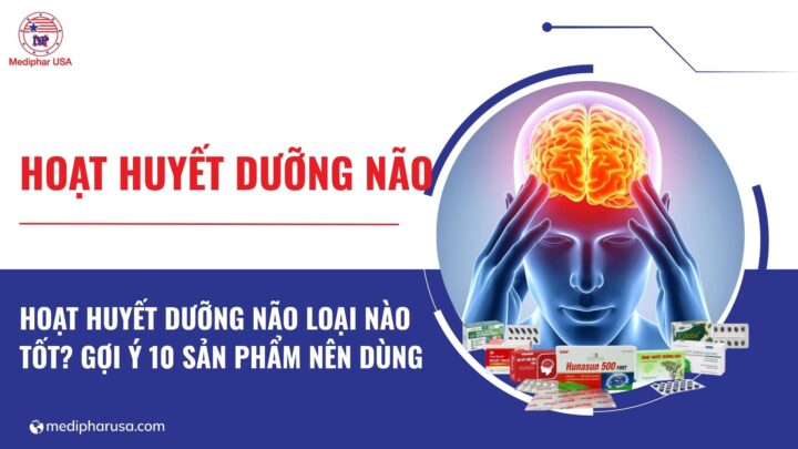 10 loại hoạt huyết dưỡng não tốt, được tin dùng hiện nay