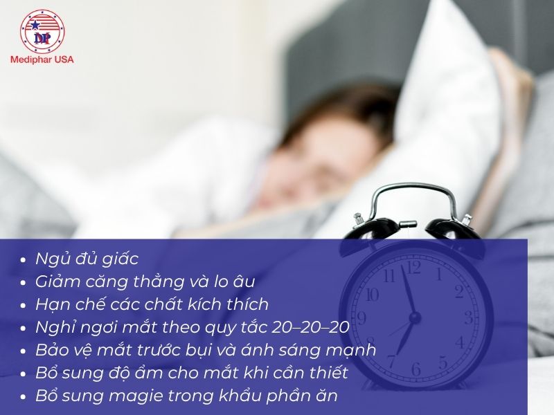 7 cách cải thiện tình trạng giật mắt tại nhà
