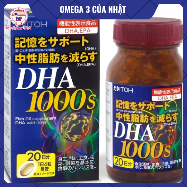 10 loại omega 3 của Nhật tốt đang có mặt trên thị trường Dầu cá Nhật Bản Itoh DHA