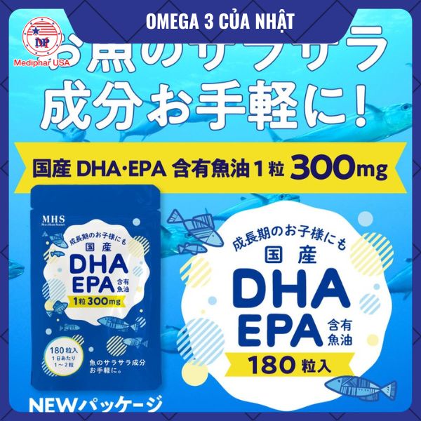 10 loại omega 3 của Nhật tốt đang có mặt trên thị trường Viên uống dầu cá bổ sung DHA & EPA Fancl