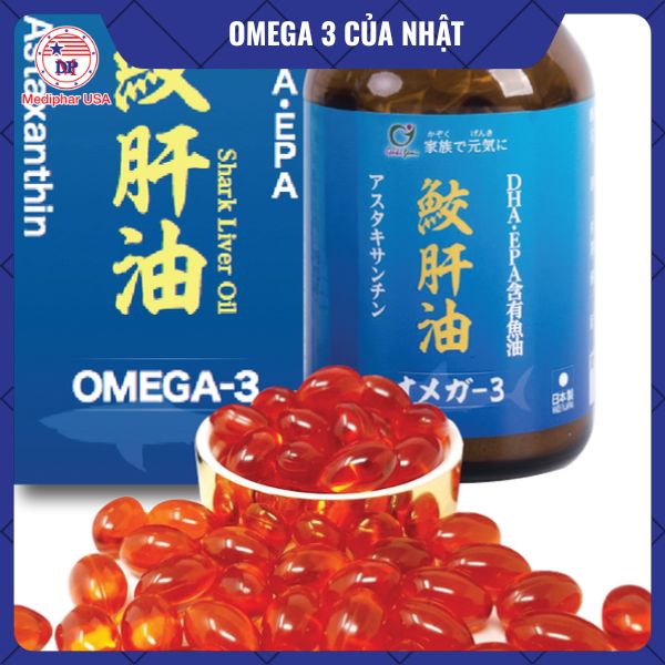 10 loại omega 3 của Nhật tốt đang có mặt trên thị trường Viên uống dầu cá Nhật Bản Genki Fami