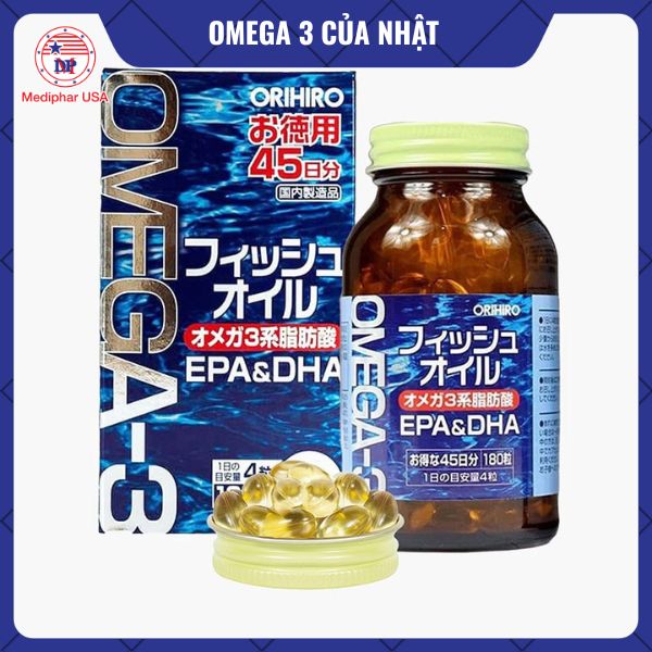 10 loại omega 3 của Nhật tốt đang có mặt trên thị trường Viên uống dầu cá Omega 3 của Nhật Orihiro