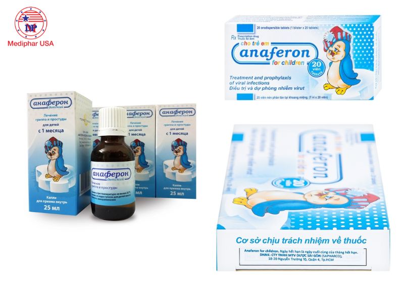  Tăng đề kháng Nga​ Anaferon là thuốc kê đơn được lưu hành hợp pháp tại Việt Nam