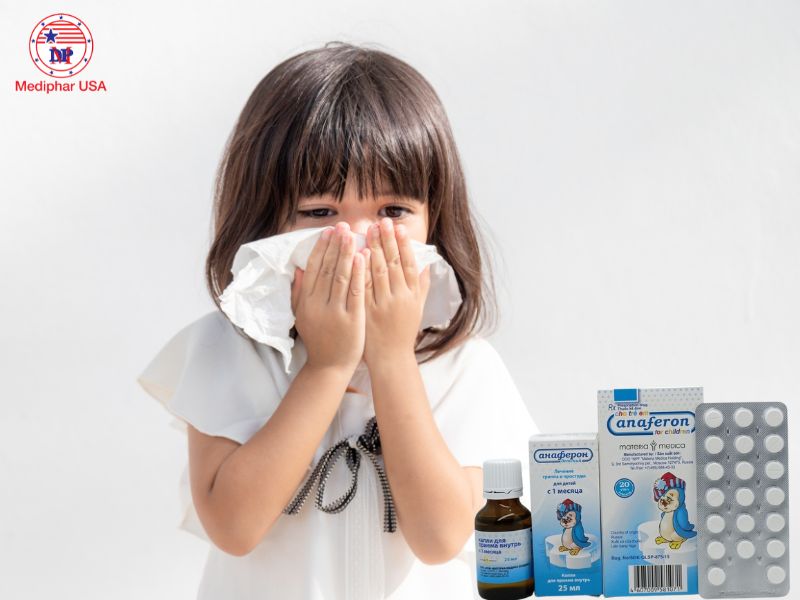 Anaferon là thuốc điều hòa miễn dịch và hỗ trợ kháng virus cho trẻ nhỏ