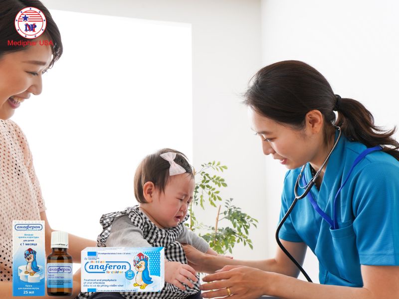 Sử dụng tăng đề kháng Nga​ Anaferon theo hướng dẫn của bác sĩ/ dược sĩ