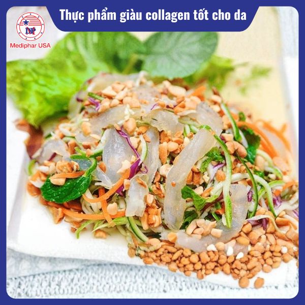 Hơn 70% protein của sứa là collagen