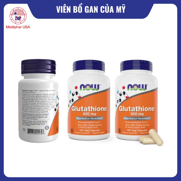 Now Glutathione 500mg