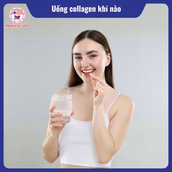 Uống collagen khi nào để hấp thu tốt và phát huy tối đa hiệu quả Nên bắt đầu bổ sung collagen từ độ tuổi 25 đến 30