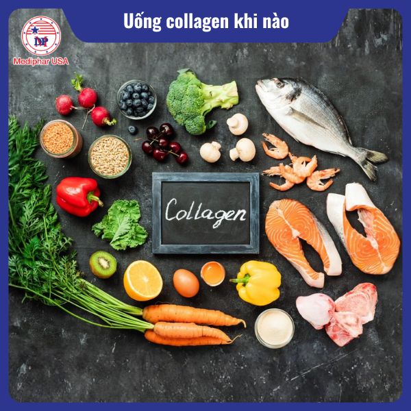 Uống collagen khi nào để hấp thu tốt và phát huy tối đa hiệu quả Chế độ ăn giàu protein từ thịt, cá, trứng, đậu và hạt giúp bổ sung collagen tự nhiên