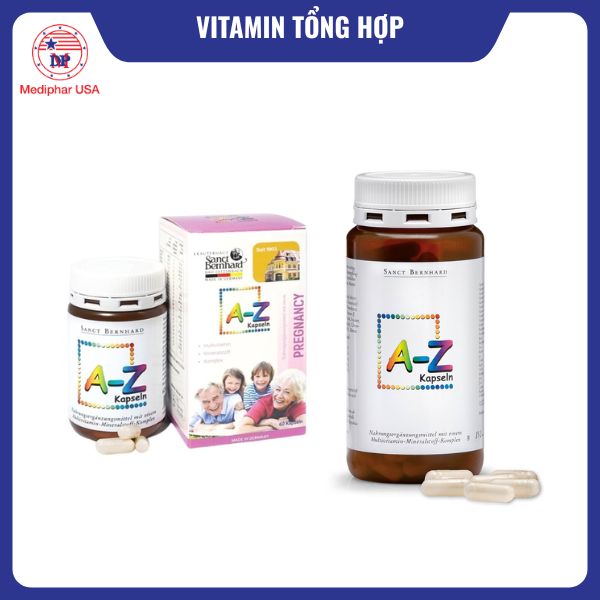 10 viên uống vitamin tổng hợp tốt đang có mặt trên thị trường Sanct Bernhard A-Z Kapseln