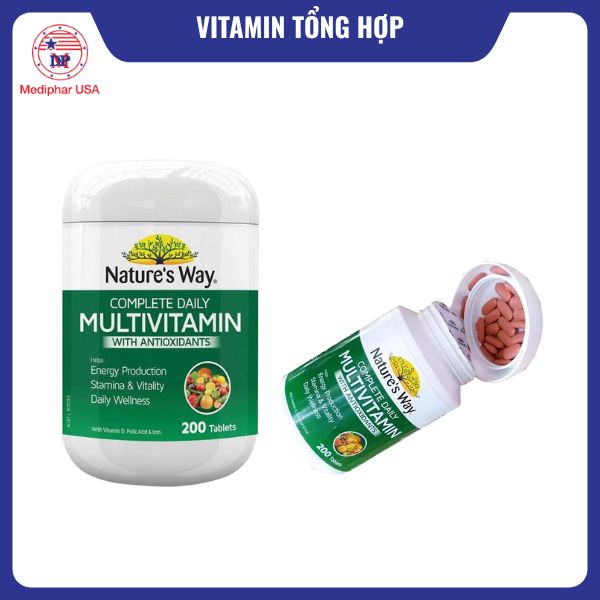 10 viên uống vitamin tổng hợp tốt đang có mặt trên thị trường Nature’s Way Complete Daily Multivitamin