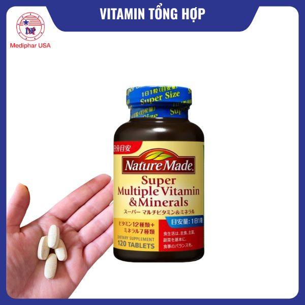10 viên uống vitamin tổng hợp tốt đang có mặt trên thị trường Nature Made Super Multiple Vitamin & Minerals