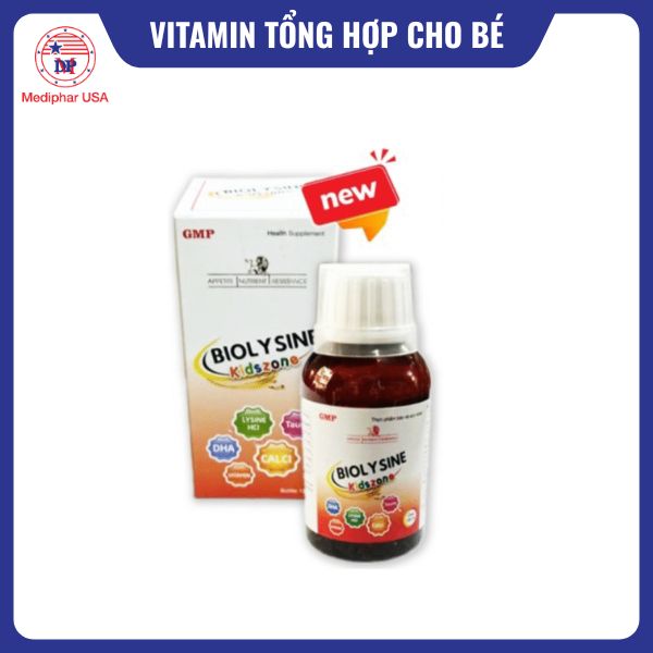 Siro vitamin tổng hợp cho bé Biolysine cho bé