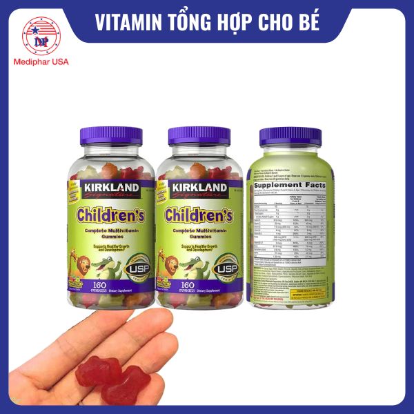 Kẹo dẻo Kirkland Children’s Multivitamin
