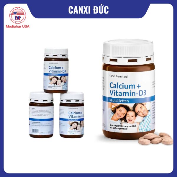 Viên ngậm Sanct Bernhard Calcium Vitamin D3