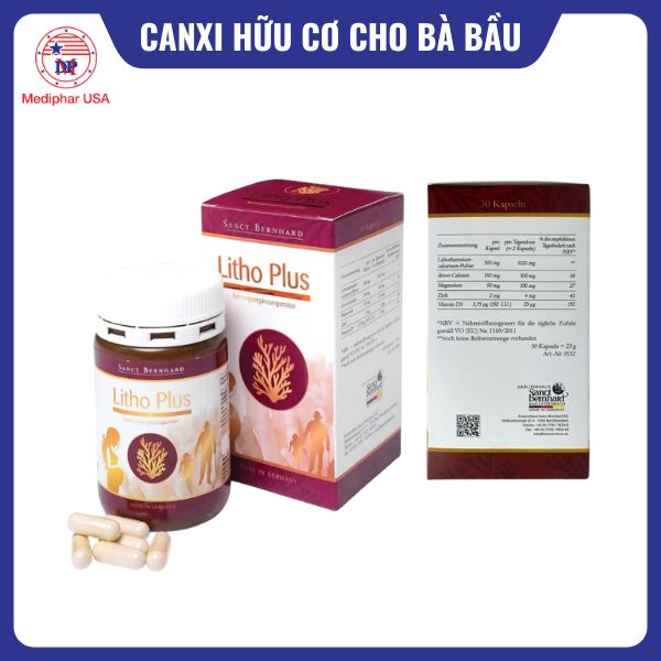 Canxi hữu cơ từ tảo biển đỏ Litho Plus