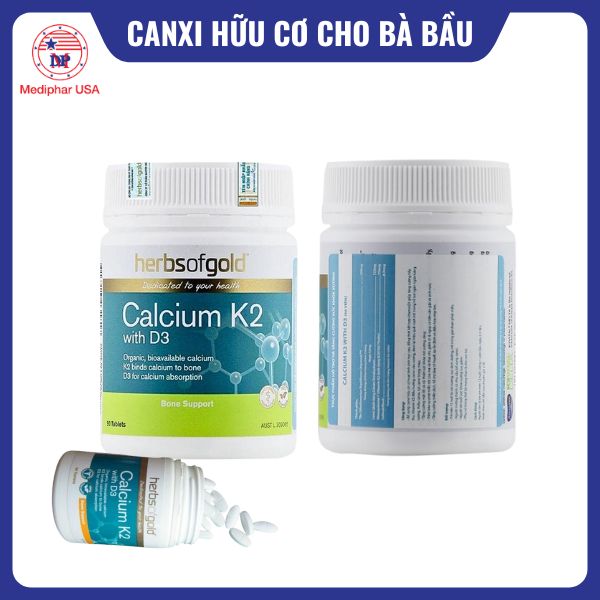 Herbs of Gold Calcium K2 with D3