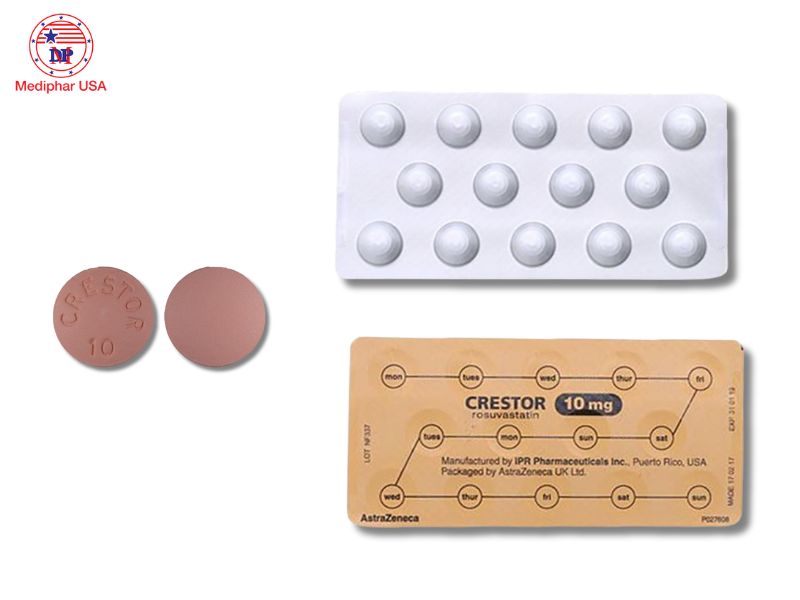 Thuốc Crestor 10mg được bào chế dưới dạng viên nén bao phim