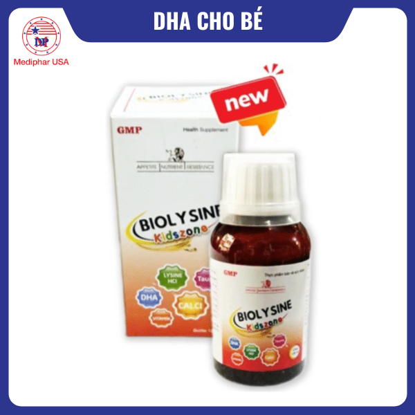 DHA cho bé Siro Biolysine