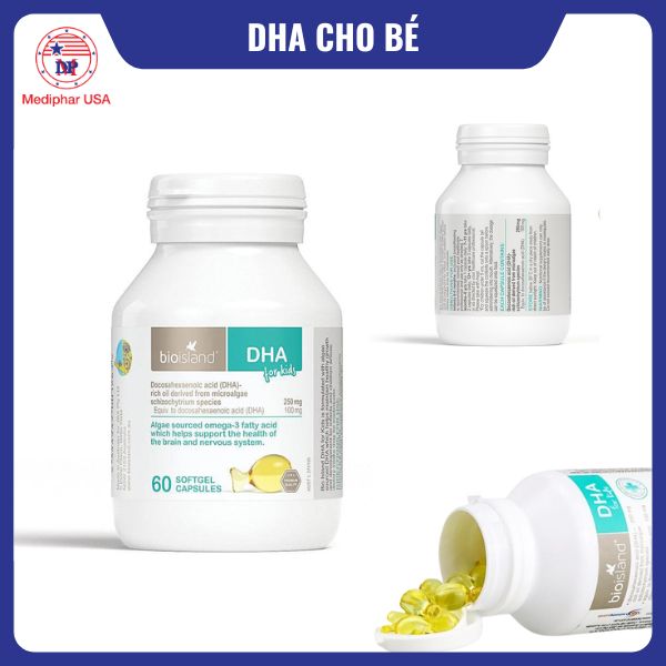 DHA Bio Island bổ sung DHA cho bé
