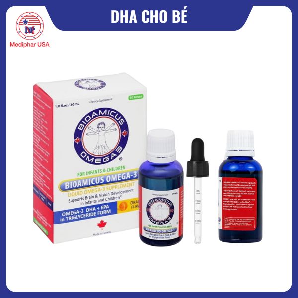 BioAmicus Omega 3 bổ sung DHA cho bé