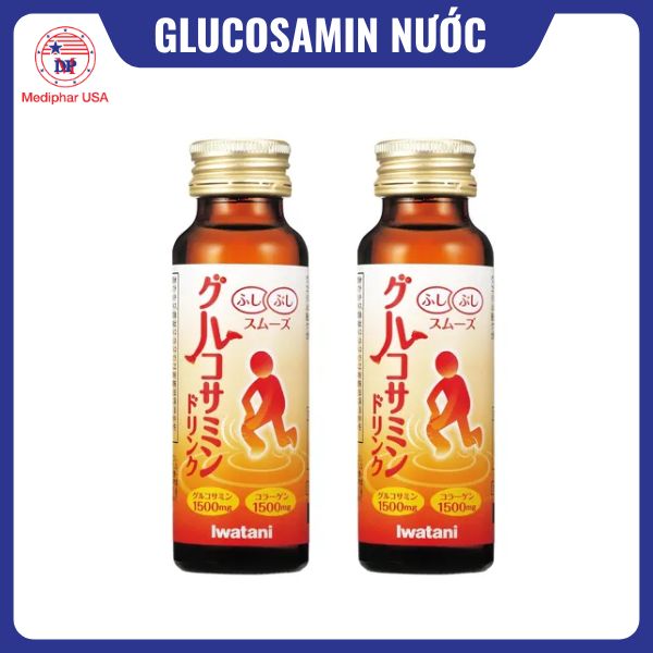 Glucosamine nước Iwatani Sangyo hộp 10 chai x 50ml