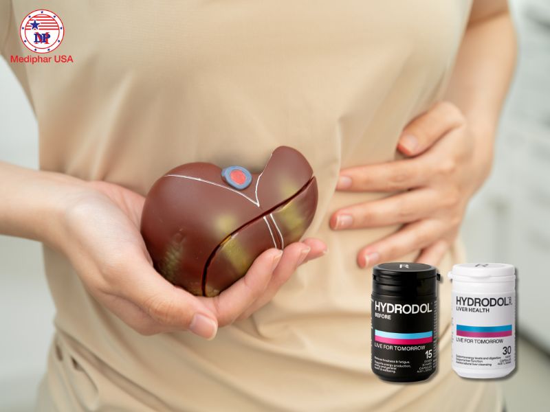 Các dòng sản phẩm Hydrodol giúp hỗ trợ chức năng gan