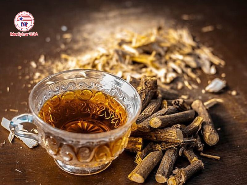 Nước cam thảo giúp chống oxy hóa