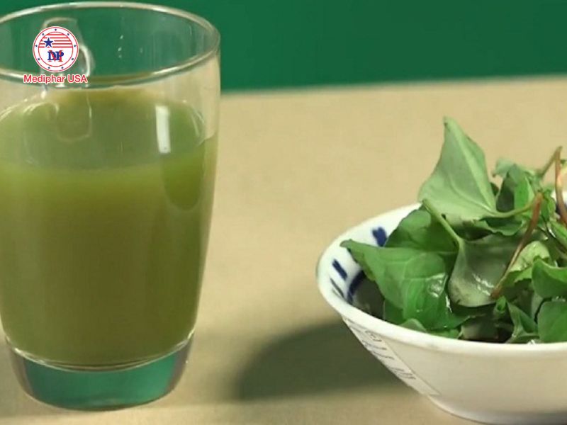 Nước diếp cá có thể chế biến đơn giản