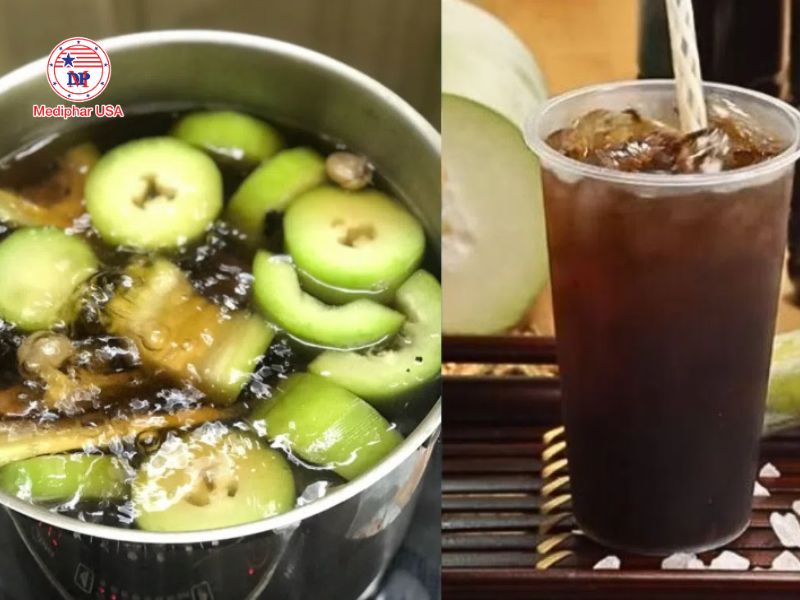 Bí đao có vị ngọt nhạt và tính mát