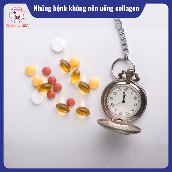 Thời điểm uống collagen cũng ảnh hưởng đến khả năng hấp thu