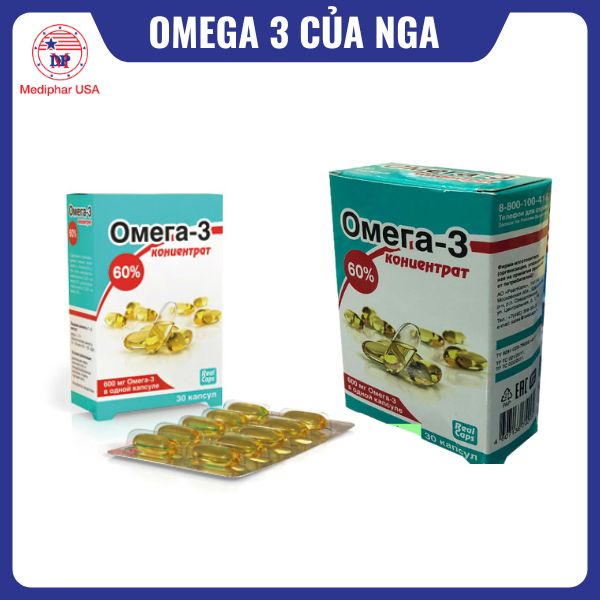 Real Caps Omega 3 cô đặc