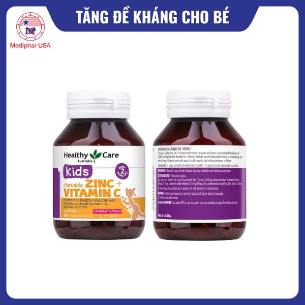 Kẽm & Vitamin C Healthy Care Kids