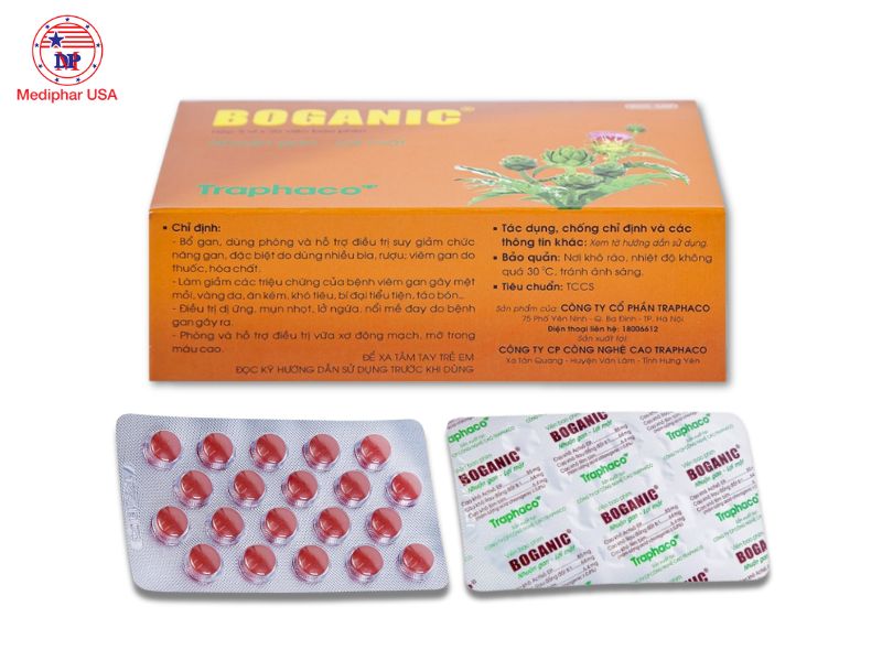 Chỉ định khi sử dụng thuốc bổ gan Boganic