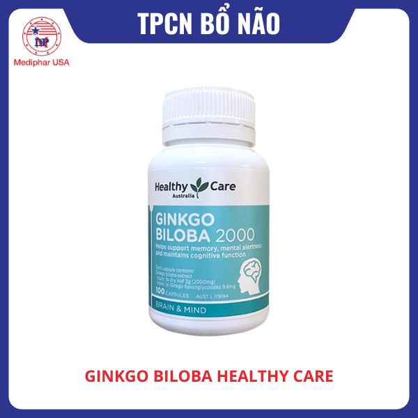 Viên uống Ginkgo Biloba Healthy Care
