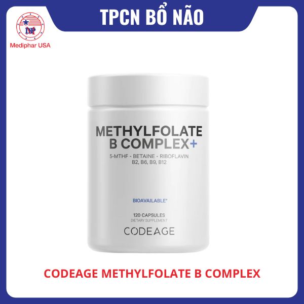 Viên Bổ Não Codeage Methylfolate B Complex
