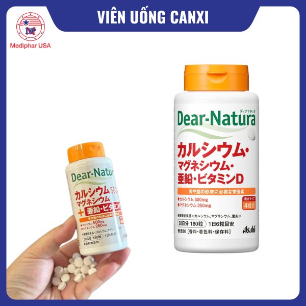 Canxi Magnesium Zinc + Vitamin D Dear-Natura