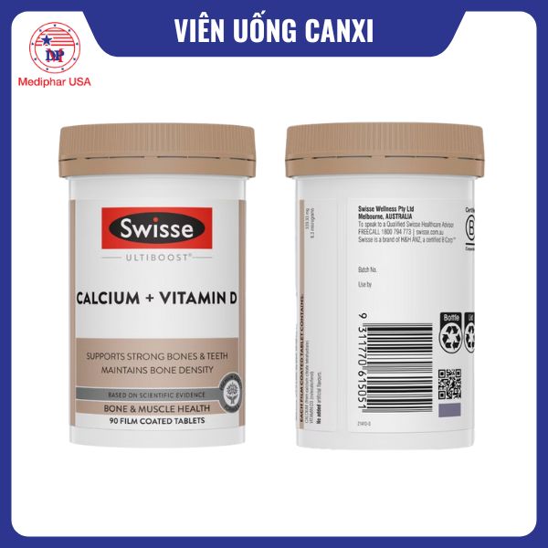 Swisse Ultiboost Calcium + Vitamin D
