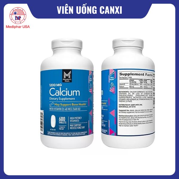 Member’s Mark Calcium with Vitamin D3